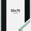 Ramme E-Line Grøn 50x70 cm - Passepartout Sort 33x56 cm