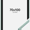 Ramme E-Line Grøn 70x100 cm - Passepartout Sort 62x85 cm