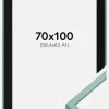 Ramme E-Line Grøn 70x100 cm - Passepartout Sort 59,4x84 cm (A1)