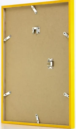 Ramme E-Line Gul 30x40 cm - Passepartout Sort 20x30 cm