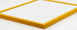 Ramme E-Line Gul 50x70 cm - Passepartout Hvid 16x24 inches