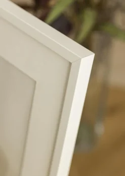Ramme E-Line Hvid 40x50 cm - Passepartout Hvid 28x35 cm