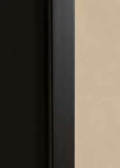 Ramme E-Line Sort 70x100 cm - Passepartout Sort 24x36 inches