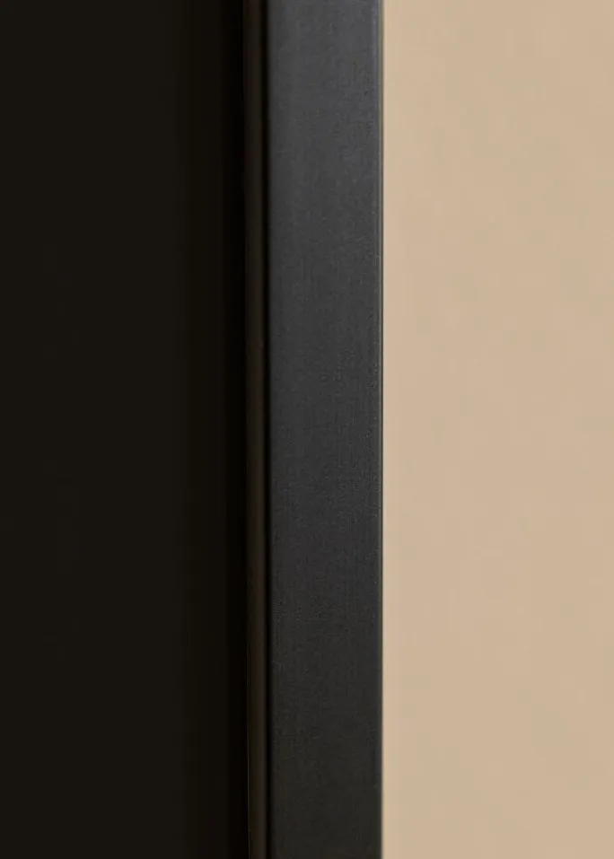 Ramme E-Line Sort 30x40 cm - Passepartout Sort 8x12 inches
