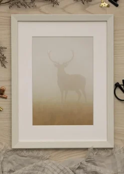 Ramme Fiorito Hvid 60x80 cm - Passepartout Hvid 50x60 cm