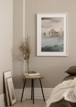 Ramme Fiorito Hvid 40x50 cm - Passepartout Hvid 30x40 cm