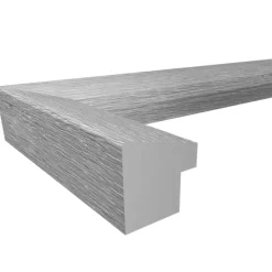 Ramme Fiorito Hvid 40x60 cm - Passepartout Sort 30x50 cm