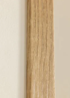 Ramme Fiorito Lys Eg 50x70 cm - Passepartout Hvid 33x56 cm