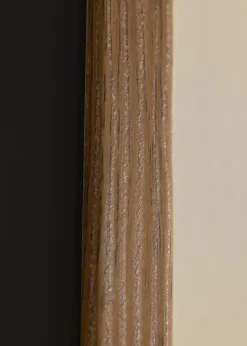 Ramme Fiorito Mørk Eg 70x100 cm - Passepartout Sort 59,4x84 cm (A1)