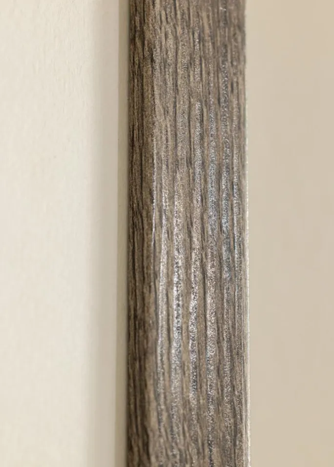 Ramme Fiorito Valnød 40x50 cm - Passepartout Hvid 27x35 cm