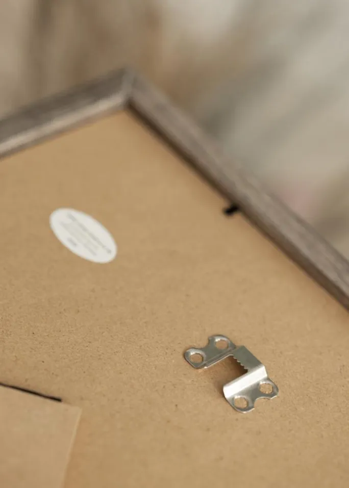 Ramme Fiorito Valnød 40x50 cm - Passepartout Hvid 27x35 cm