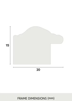 Ramme Frigg Sølv 50x50 cm