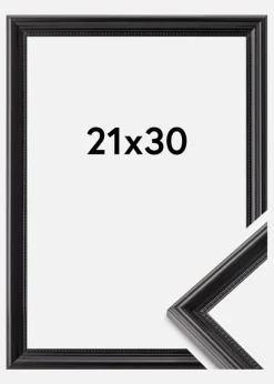 Ramme Gala Akrylglas Sort 21x30 cm