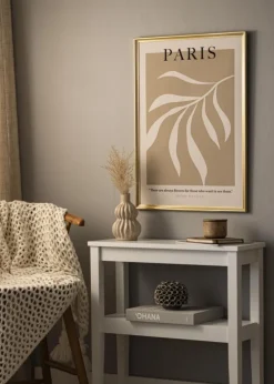 Ramme Gala Guld 50x70 cm - Passepartout Hvid 39x60 cm