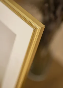 Ramme Gala Guld 40x60 cm - Passepartout Hvid 32,9x48,3 cm (A3+)