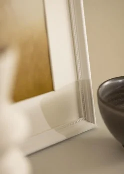 Ramme Gala Hvid 13x18 cm - Passepartout Hvid 9x13 cm