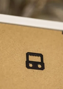 Ramme Gala Hvid 40x50 cm - Passepartout Hvid 28x38 cm