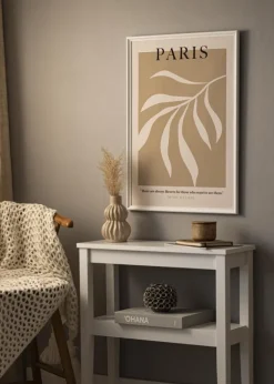 Ramme Gala Hvid 50x70 cm - Passepartout Hvid 16x24 inches