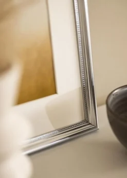 Ramme Gala Sølv 50x70 cm - Passepartout Hvid 15x23 inches