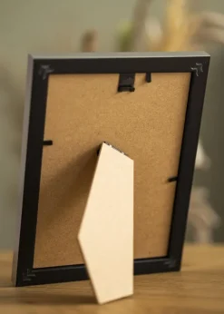 Ramme Gala Sølv 13x18 cm - Passepartout Hvid B7 88x125 mm