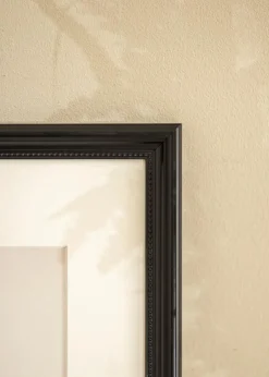 Ramme Gala Sort 50x70 cm - Passepartout Hvid 39x60 cm