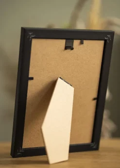 Ramme Gala Sort 13x18 cm - Passepartout Hvid 9x12 cm