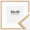 Ramme Galant Eg 30x30 cm - Passepartout Hvid 8x8 inches
