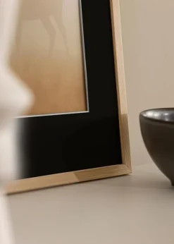 Ramme Galant Eg 18x24 cm - Passepartout Sort 13x17 cm