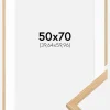 Ramme Galant Eg 50x70 cm - Passepartout Hvid 16x24 inches