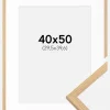 Ramme Galant Eg 40x50 cm - Passepartout Hvid 12x16 inches