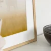 Ramme Galant Eg 40x40 cm - Passepartout Hvid 32x32 cm