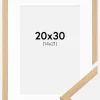 Ramme Galant Eg 20x30 cm - Passepartout Hvid 15x22 cm