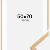 Ramme Galant Eg 50x70 cm - Passepartout Hvid 40x60 cm