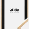 Ramme Galant Eg 35x50 cm - Passepartout Sort 11x17 inches
