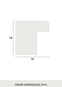 Ramme Galant Fyr 50x60 cm - Passepartout Hvid 16x20 inches