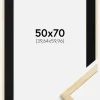 Ramme Galant Fyr 50x70 cm - Passepartout Sort 16x24 inches