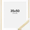 Ramme Galant Fyr 35x50 cm - Passepartout Hvid 30x35 cm