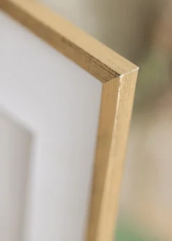 Ramme Galant Guld 50x70 cm - Passepartout Hvid 33x56 cm