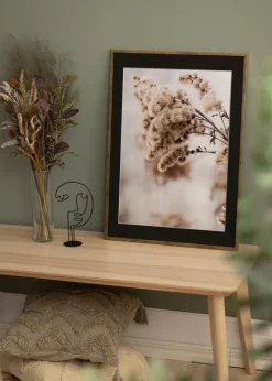 Ramme Galant Guld 40x50 cm - Passepartout Sort 27x35 cm