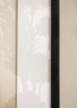 Ramme Galant Sort 50x70 cm - Passepartout Hvid 42x59,4 cm (A2)