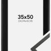 Ramme Galant Sort 35x50 cm - Passepartout Sort 11x17 inches