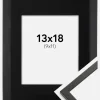 Ramme Galant Sort 13x18 cm - Passepartout Sort 10x12 cm