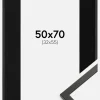 Ramme Galant Sort 50x70 cm - Passepartout Sort 33x56 cm