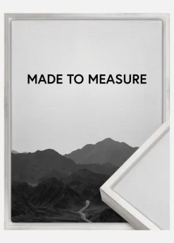 Ramme Geb Svæveramme Sølv/Hvid - Valgfri Størrelse (svæveramme)