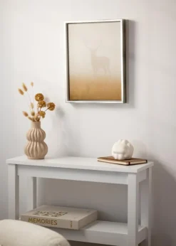 Ramme Geb Svæveramme Sølv/Hvid - Valgfri Størrelse (svæveramme)