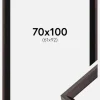Ramme Globe Espresso 70x100 cm - Passepartout Sort 62x93 cm
