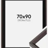 Ramme Globe Espresso 70x90 cm - Passepartout Sort 24x30 inches