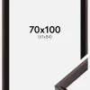 Ramme Globe Espresso 70x100 cm - Passepartout Sort 62x85 cm