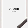 Ramme Globe Espresso 70x100 cm - Passepartout Hvid 60x90 cm