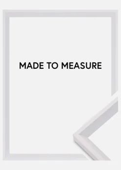 Ramme Globe Hvid - Valgfri Størrelse (Akrylglas)